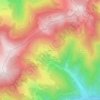 Mapa topográfico Hilsen, altitude, relevo