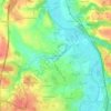 Mapa topográfico Le Patillou, altitude, relevo