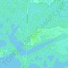 Mapa topográfico Marco Shores–Hammock Bay, altitude, relevo