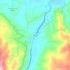 Mapa topográfico Cube, altitude, relevo