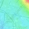 Mapa topográfico Valla, altitude, relevo