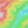Mapa topográfico Lobbie, altitude, relevo