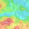 Mapa topográfico Virklund, altitude, relevo