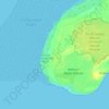 Mapa topográfico Cardurnock, altitude, relevo