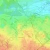 Mapa topográfico Ménespey, altitude, relevo