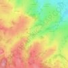 Mapa topográfico Ribière, altitude, relevo