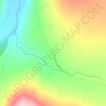 Mapa topográfico Allnabad, altitude, relevo
