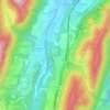 Mapa topográfico Girardière, altitude, relevo