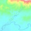 Mapa topográfico Merdey, altitude, relevo