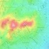 Mapa topográfico Turó de la Rovira, altitude, relevo