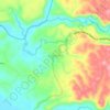 Mapa topográfico Kabulakan, altitude, relevo
