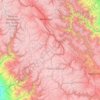 Mapa topográfico Province of Huancavelica, altitude, relevo