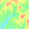 Mapa topográfico Norristown, altitude, relevo
