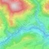 Mapa topográfico Eschenau im Pinzgau, altitude, relevo