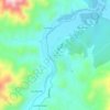 Mapa topográfico Chañaral Alto, altitude, relevo