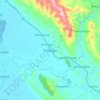 Mapa topográfico Cimanggu, altitude, relevo