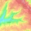 Mapa topográfico La Longue Rue de Bas, altitude, relevo