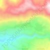 Mapa topográfico Petatán, altitude, relevo