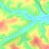 Mapa topográfico Sur les Haies, altitude, relevo