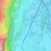 Mapa topográfico Risset, altitude, relevo