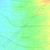 Mapa topográfico Tunjung, altitude, relevo