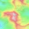 Mapa topográfico Waze, altitude, relevo