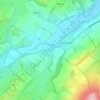 Mapa topográfico Honeyburn, altitude, relevo