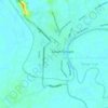 Mapa topográfico Tanah Grogot, altitude, relevo