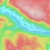 Mapa topográfico Le Grand-Platin, altitude, relevo