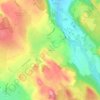 Mapa topográfico Surbaix, altitude, relevo