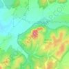 Mapa topográfico Tel Tsafit, altitude, relevo