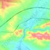 Mapa topográfico Osma, altitude, relevo