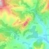 Mapa topográfico La Forcada, altitude, relevo