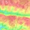 Mapa topográfico La Madeleine, altitude, relevo