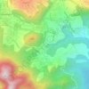 Mapa topográfico ChampFleury, altitude, relevo
