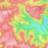 Mapa topográfico Combrieu, altitude, relevo