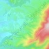 Mapa topográfico Matalindo de Juarros, altitude, relevo