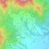 Mapa topográfico Pianassa, altitude, relevo