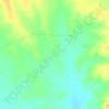 Mapa topográfico Camero, altitude, relevo