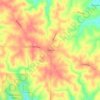 Mapa topográfico Emeline, altitude, relevo