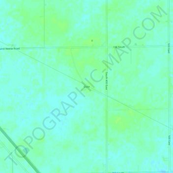 Mapa topográfico Dale, altitude, relevo