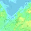 Mapa topográfico Monomoy, altitude, relevo