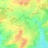 Mapa topográfico Le Briou, altitude, relevo