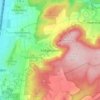 Mapa topográfico Eddigehausen, altitude, relevo