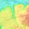 Mapa topográfico Les Robinettes, altitude, relevo