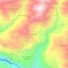 Mapa topográfico El Cardon, altitude, relevo