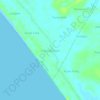 Mapa topográfico Kubang Gajah, altitude, relevo