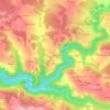 Mapa topográfico Charoncle, altitude, relevo