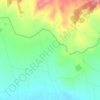 Mapa topográfico Angelet, altitude, relevo
