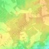 Mapa topográfico Les Bois de la Charbonnière, altitude, relevo